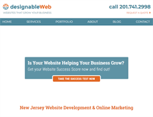 Tablet Screenshot of designableweb.com